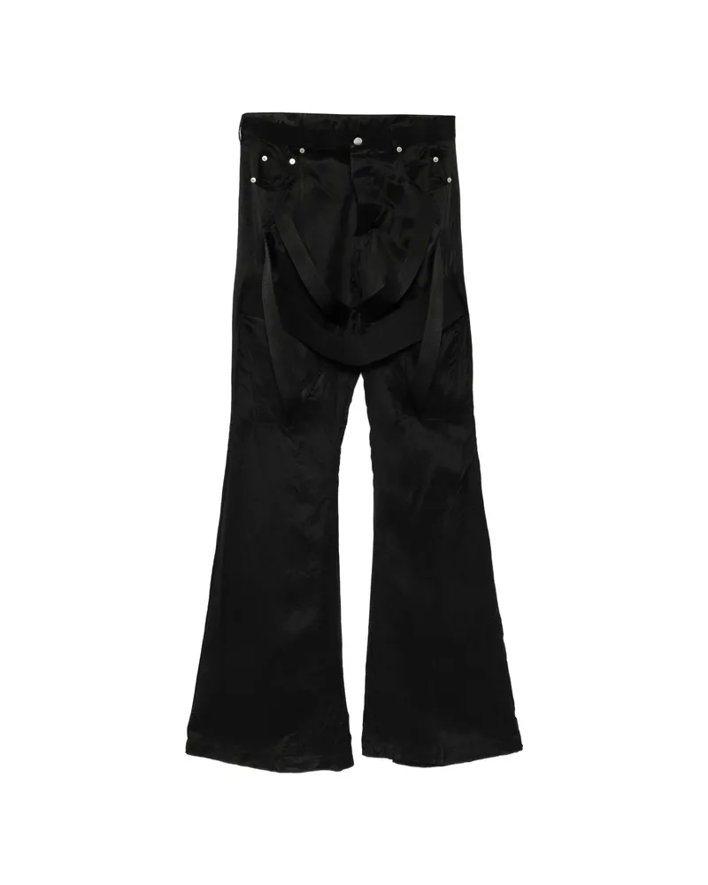 Rick Owens Megastrapped Suspenders Trousers Black