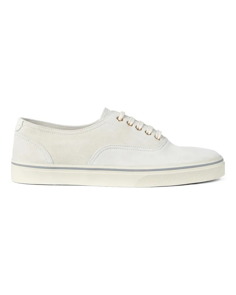 Brunello Cucinelli Suede Sneakers Neutrals