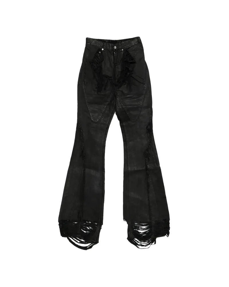 DRKSHDW by Rick Owens Frayed Jeans Black