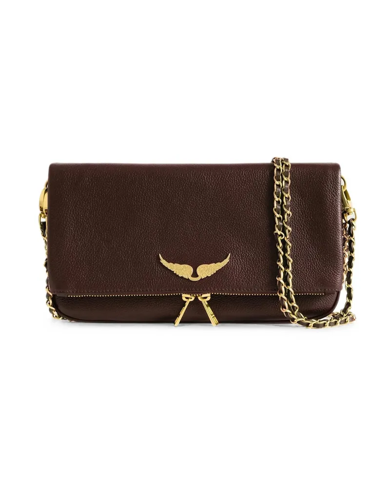Zadig & Voltaire Rock Clutch Bag Purple
