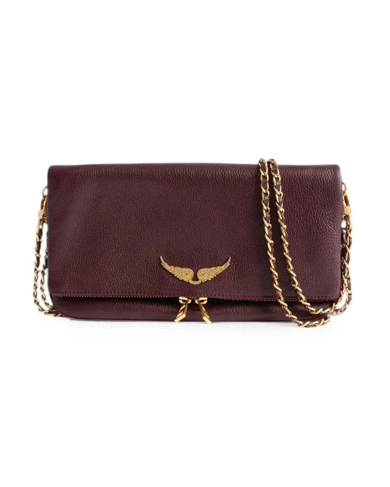Zadig & Voltaire Rock Clutch Bag Purple