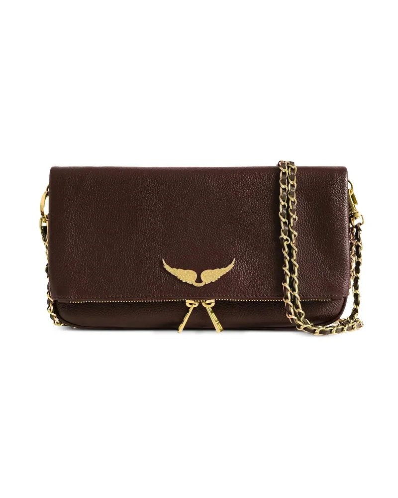 Zadig & Voltaire Rock Clutch Bag Purple