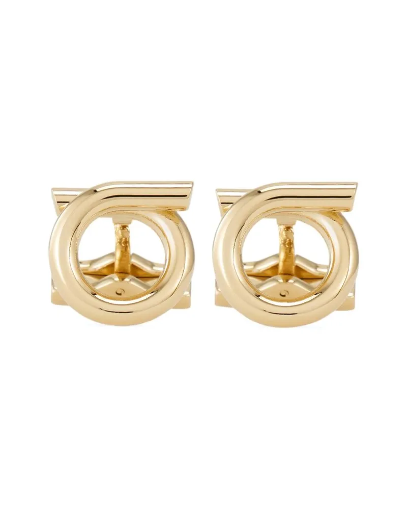 Ferragamo Gancini Cufflinks Gold