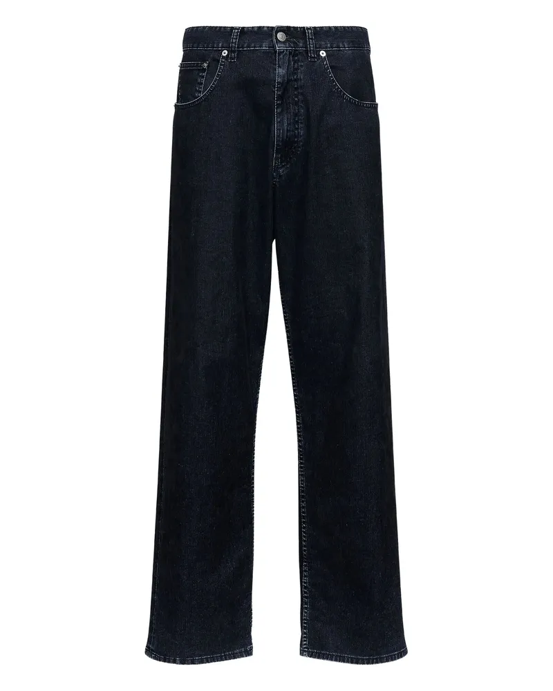 Maison Margiela Wide-leg Dark Denim Jeans Black