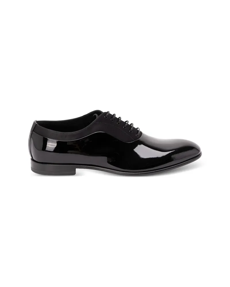 Dolce & Gabbana Patent-leather Lace-up Shoes Black