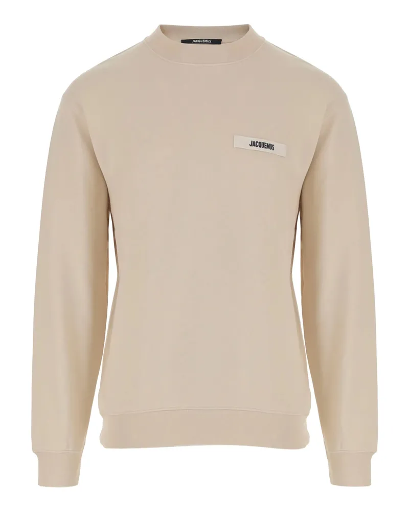 Jacquemus The Gros Grain Sweatshirt Neutrals
