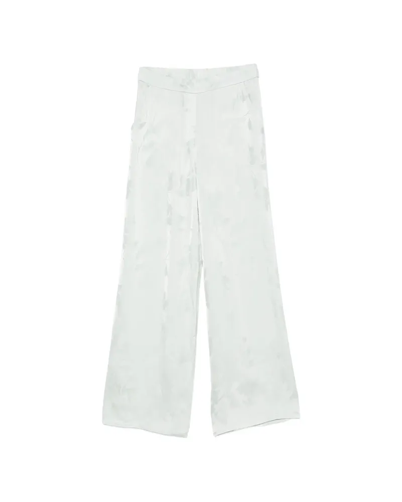 Calvin Klein Floral Trousers Green