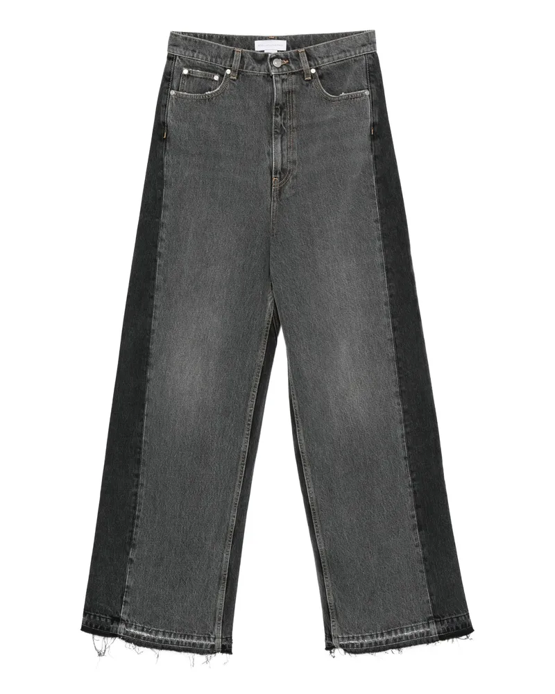 Stella McCartney Tonal Panelled Jeans Black
