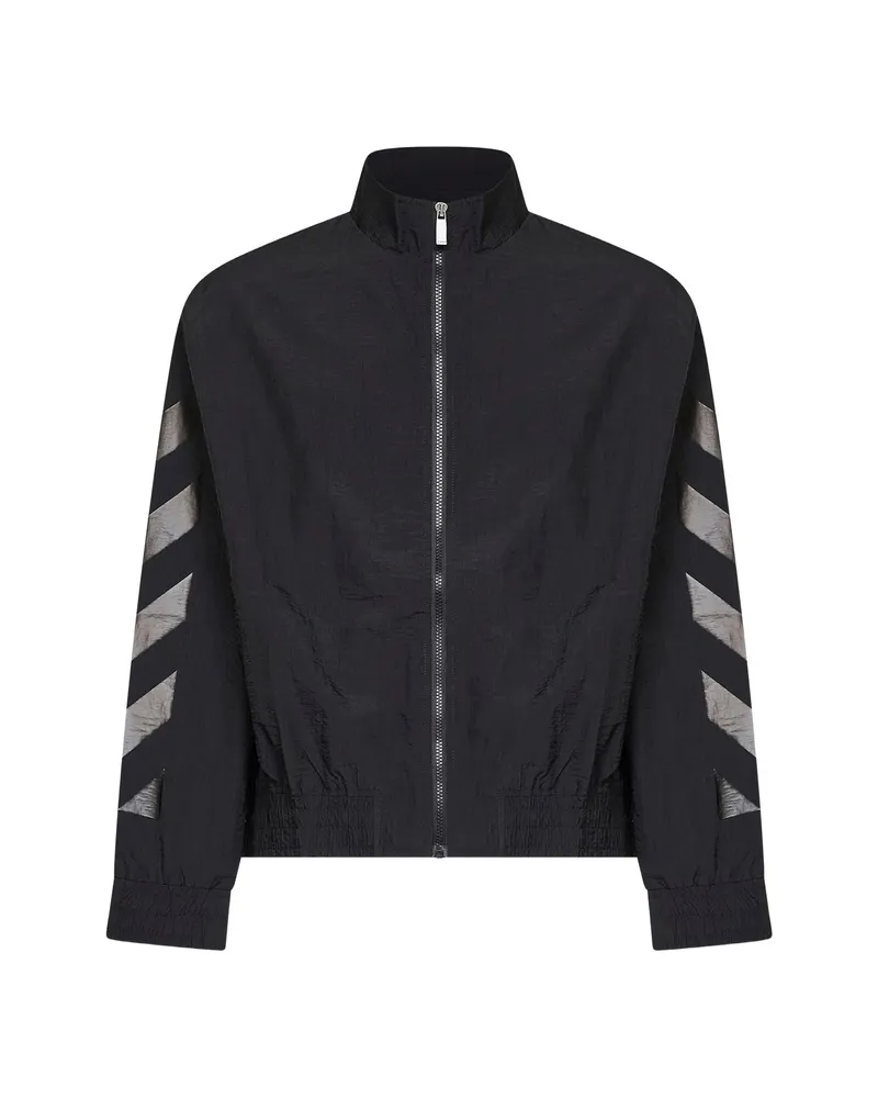 OFF-WHITE Off-white Arrows Diagonals Zip-up Jacket Black