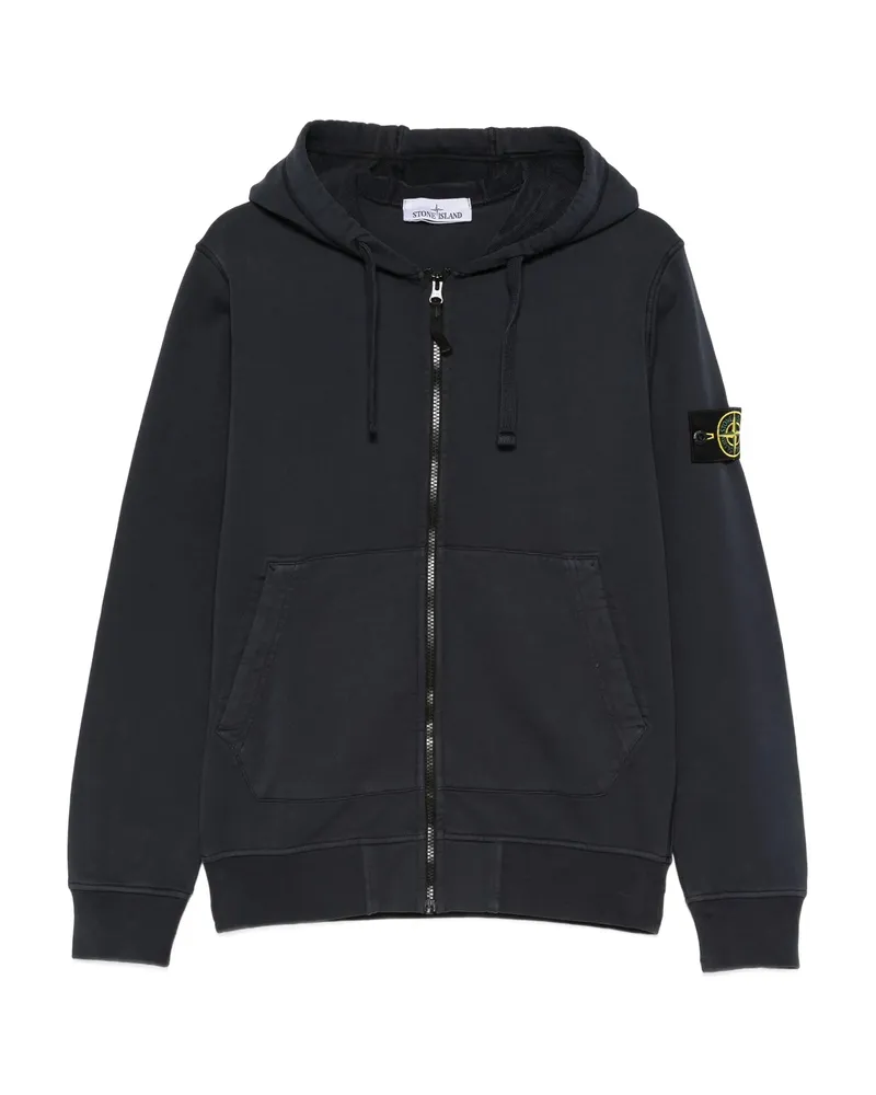 Stone Island Zip-fastening Hoodie Blue