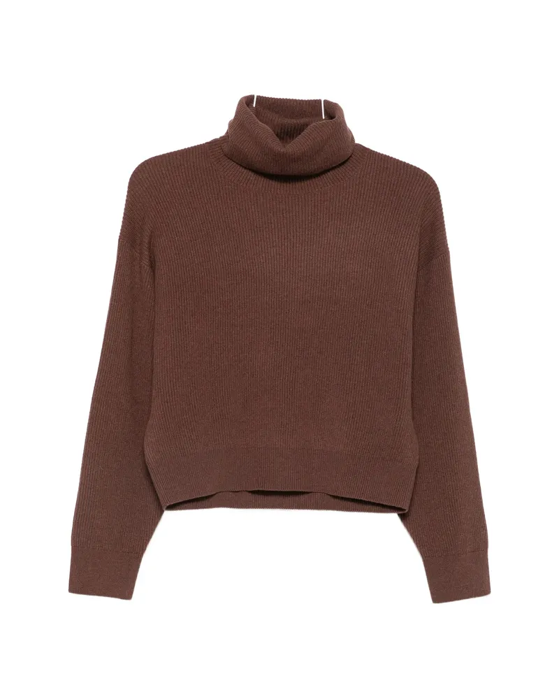 Brunello Cucinelli Roll-neck Sweater Brown