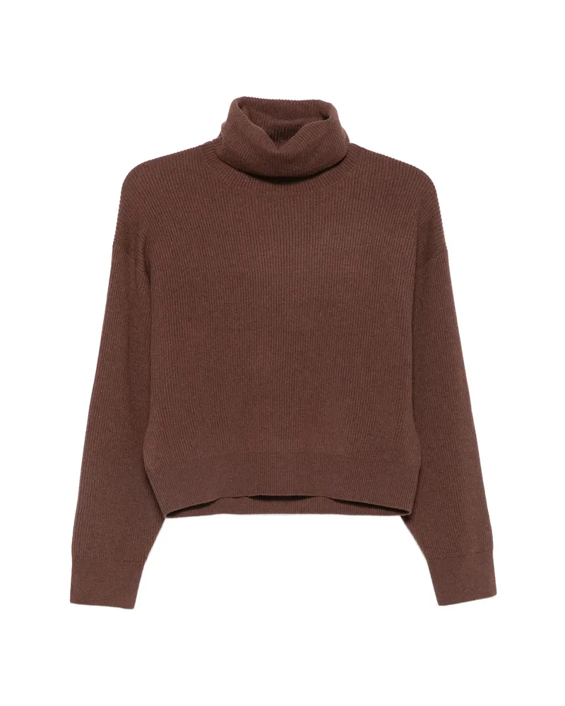 Brunello Cucinelli Roll-neck Sweater Brown