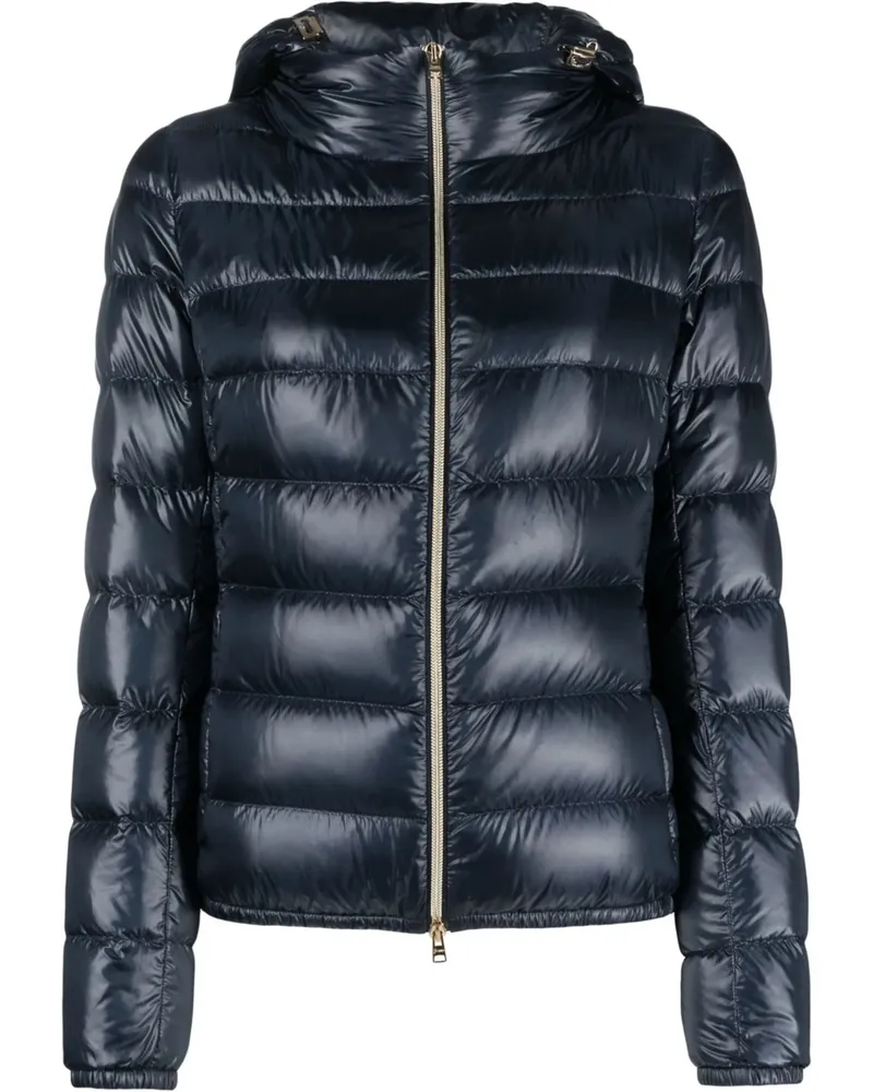 Herno Down-feather Padded Jacket Blue