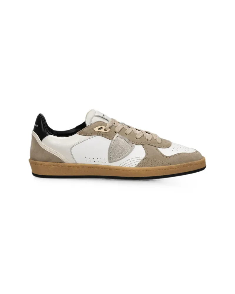 Philippe Model Logo-patch Panelled Sneakers White