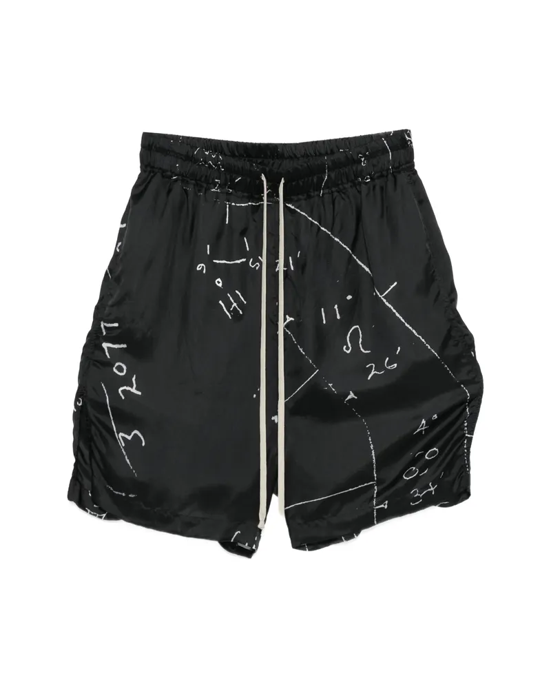 Rick Owens Drawstring-fastening Shorts Black