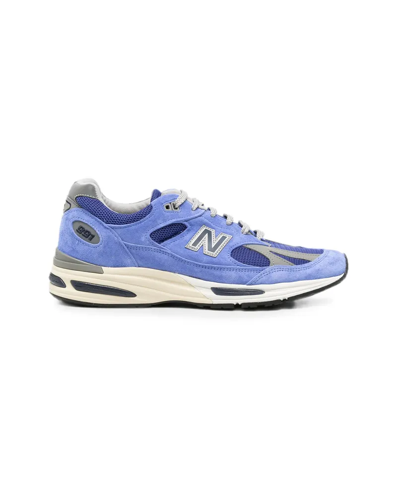 New Balance 991 Logo-detail Sneakers Blue