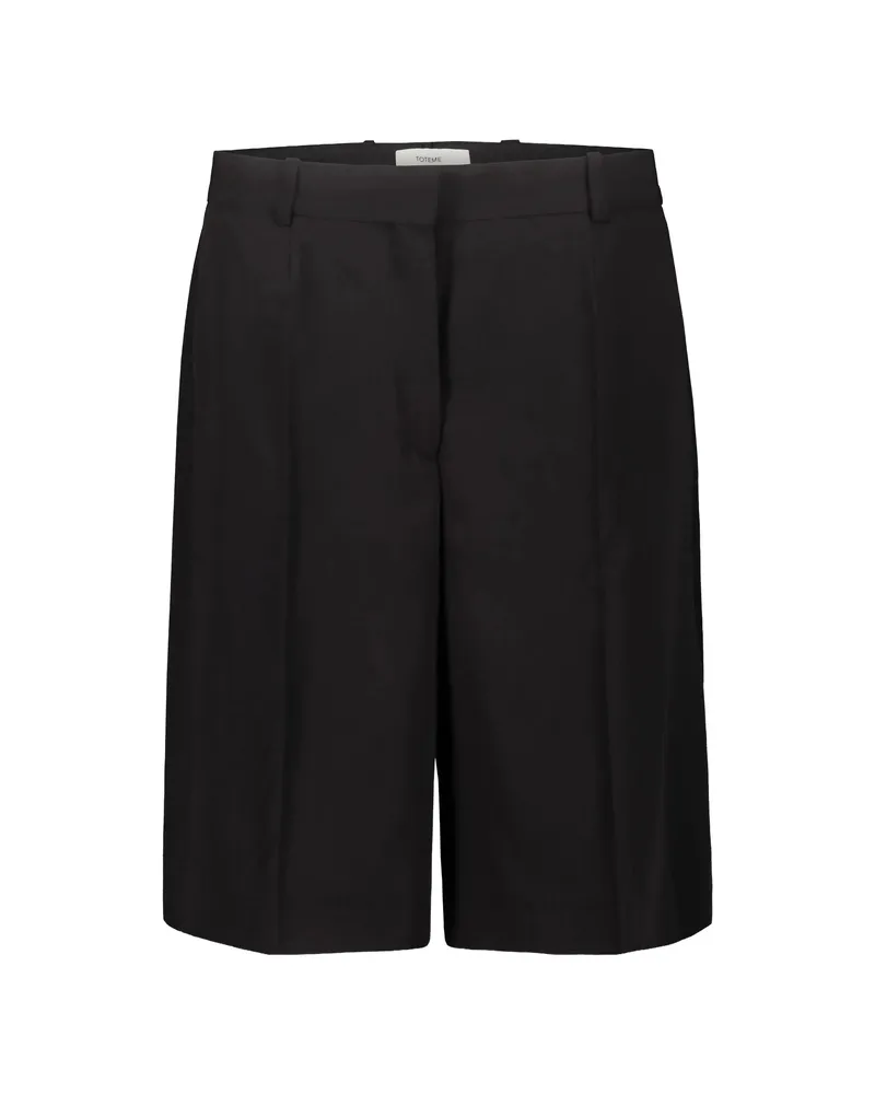 Totême Pressed-crease Shorts Black