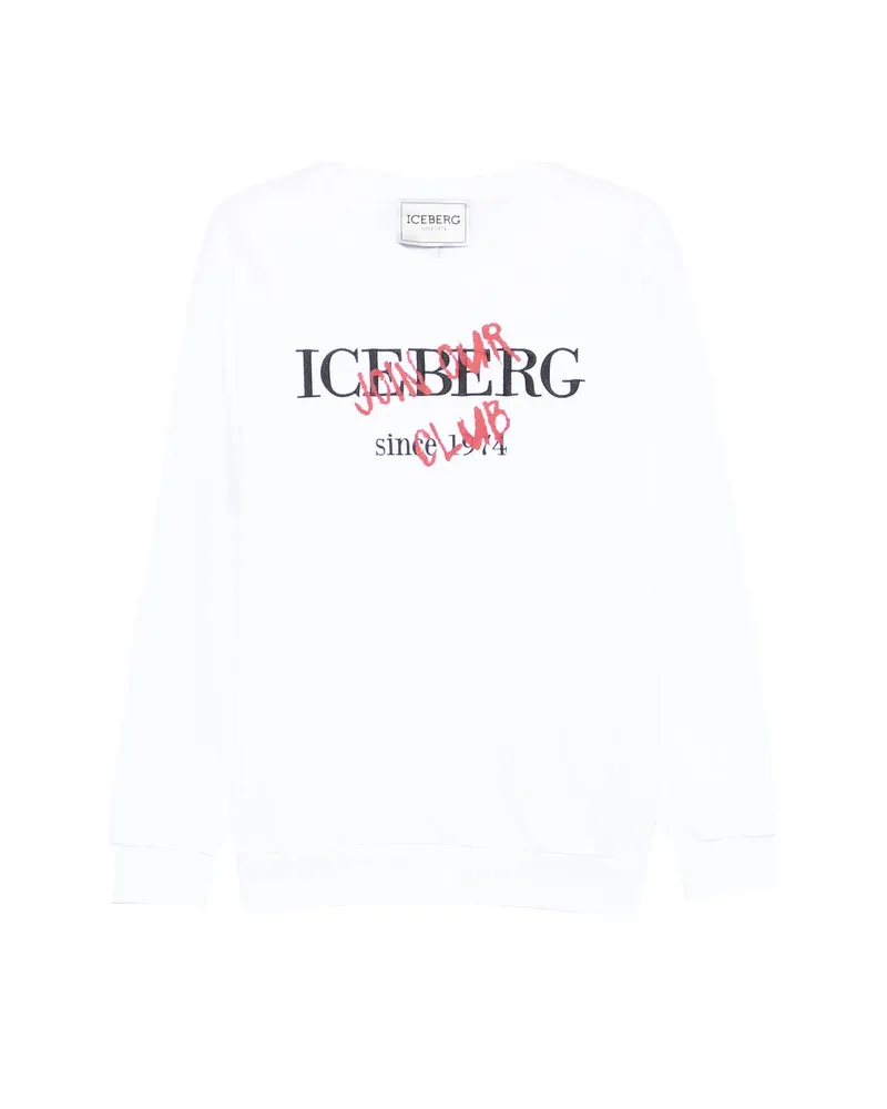 Iceberg Graphic Print Sweatshirt White