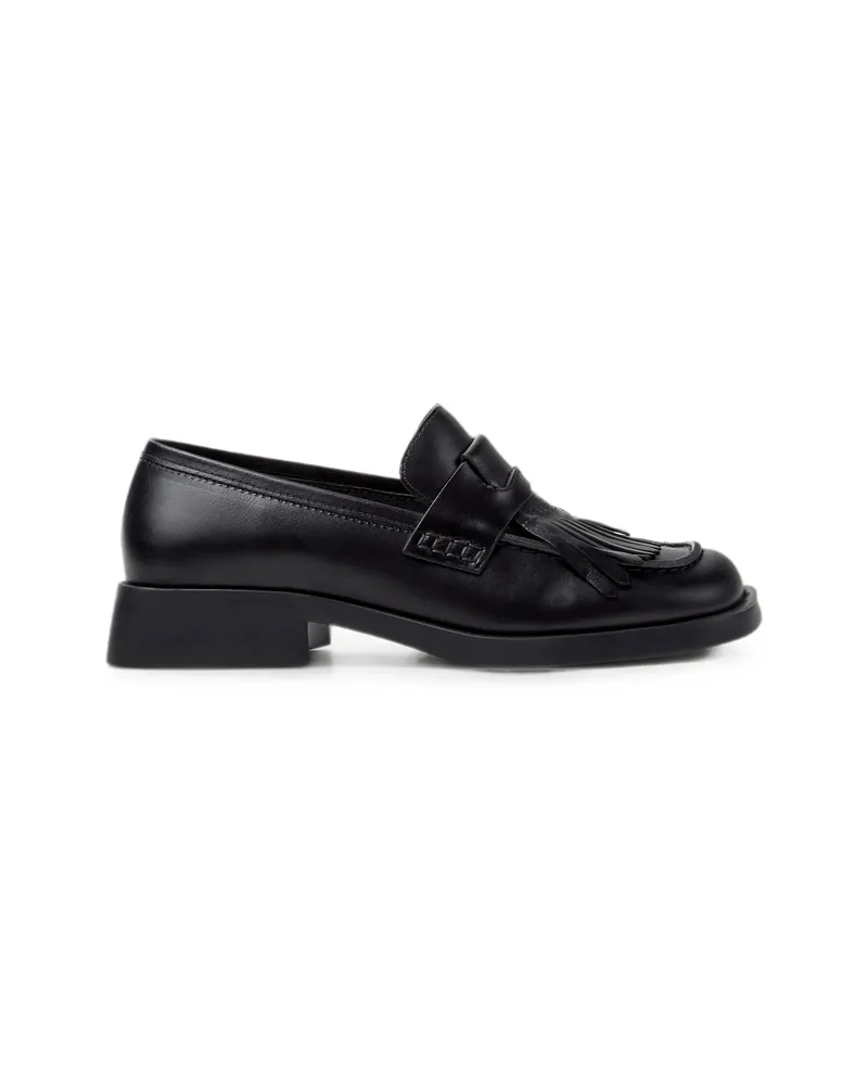 Camper Twins Fringed-tassel Loafers Black