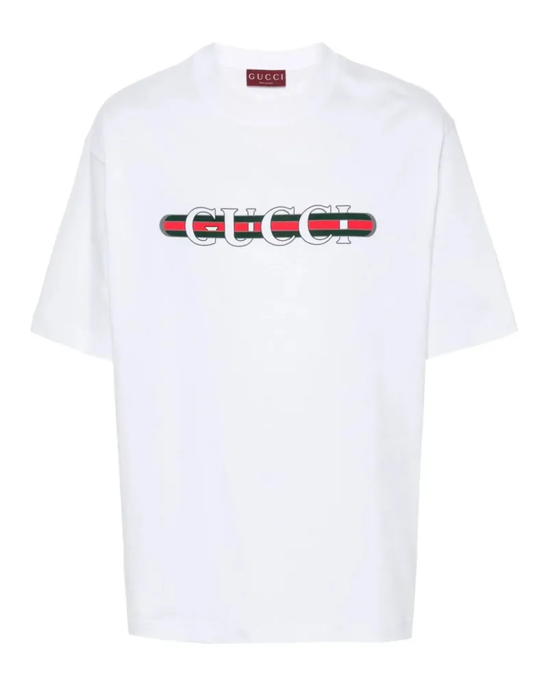 Gucci Logo-print Cotton T-shirt White