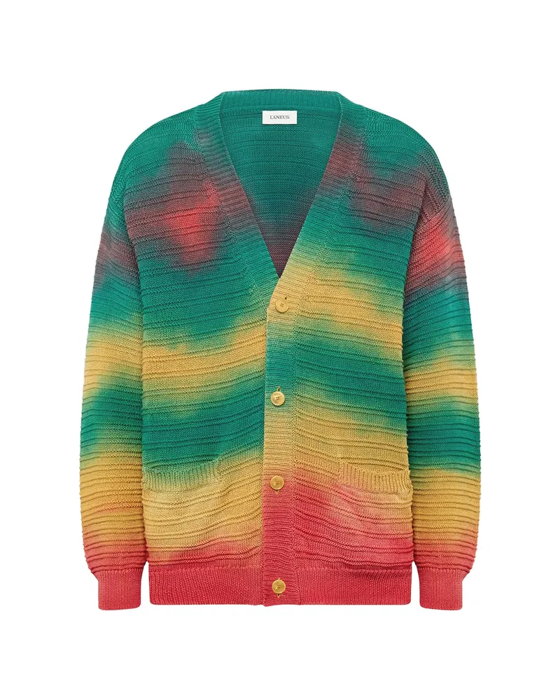 Laneus Over Fit Cardigan Green