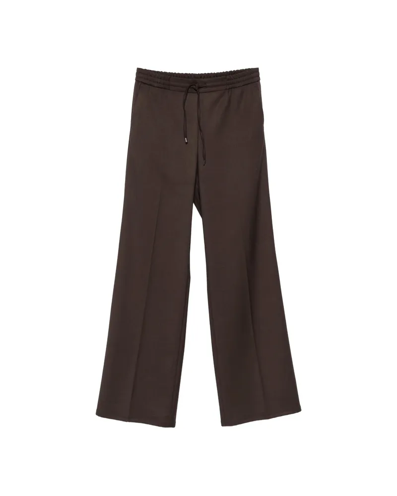 Berwich Patrizia Drawstring-fastening Trousers Brown
