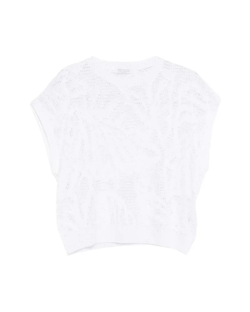 Brunello Cucinelli Knit T-shirt White
