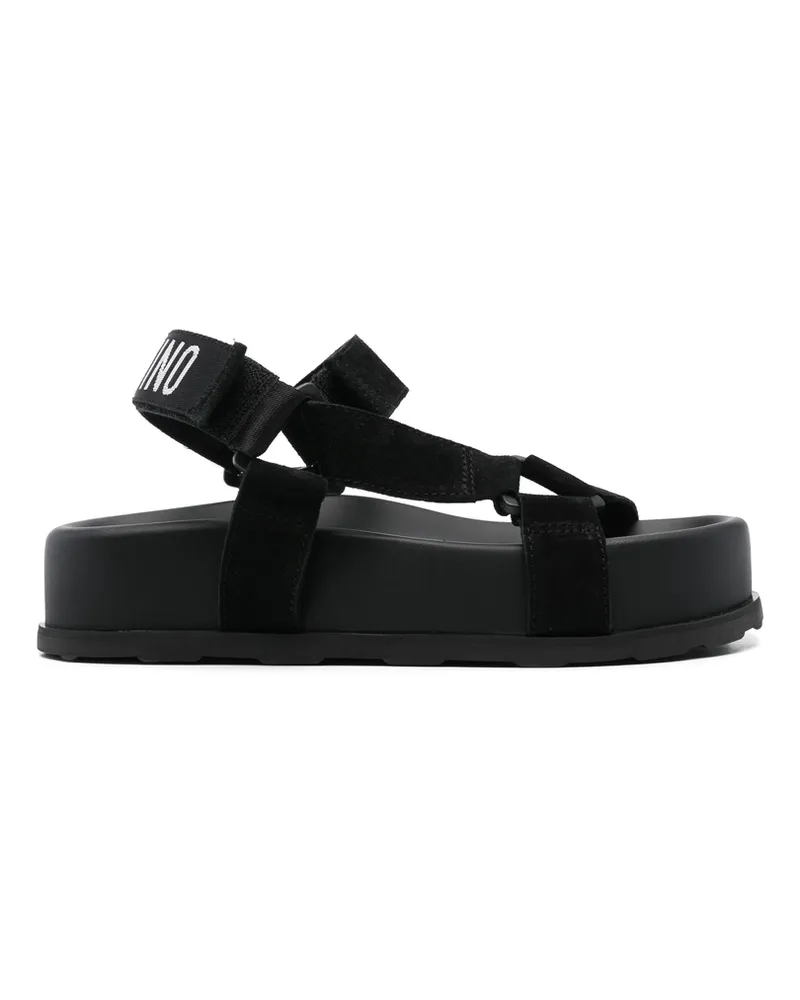 Moschino Logo-print Sandals Black