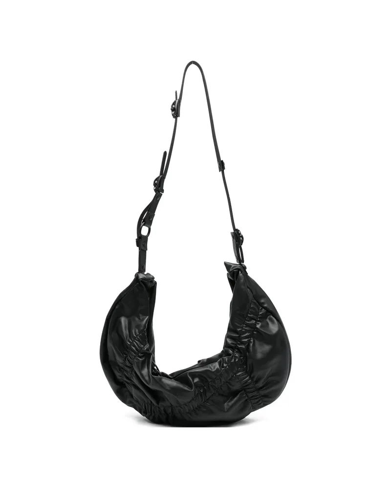 Innerraum Gathered-detail Messenger Bag Black