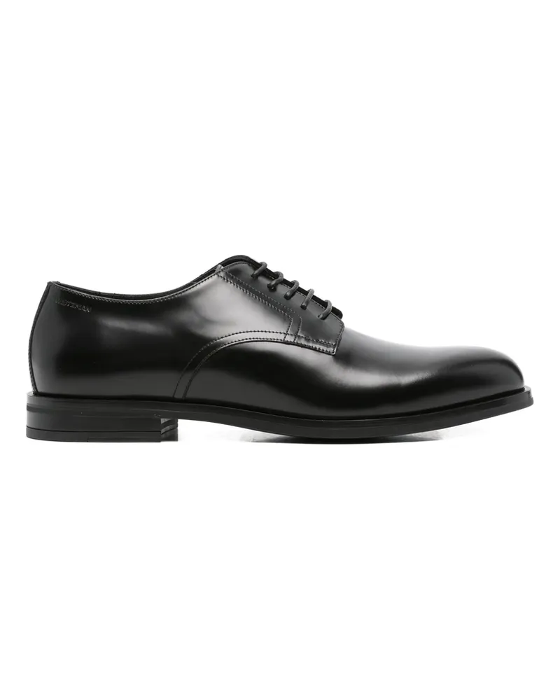 Stuart Weitzman Sw Club Classic Leather Derby Shoes Black