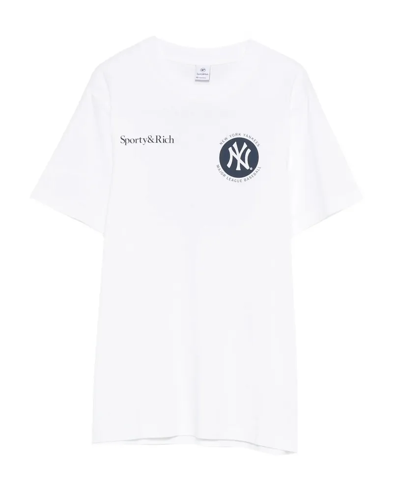 SPORTY & RICH Major League Printed T-shirt White