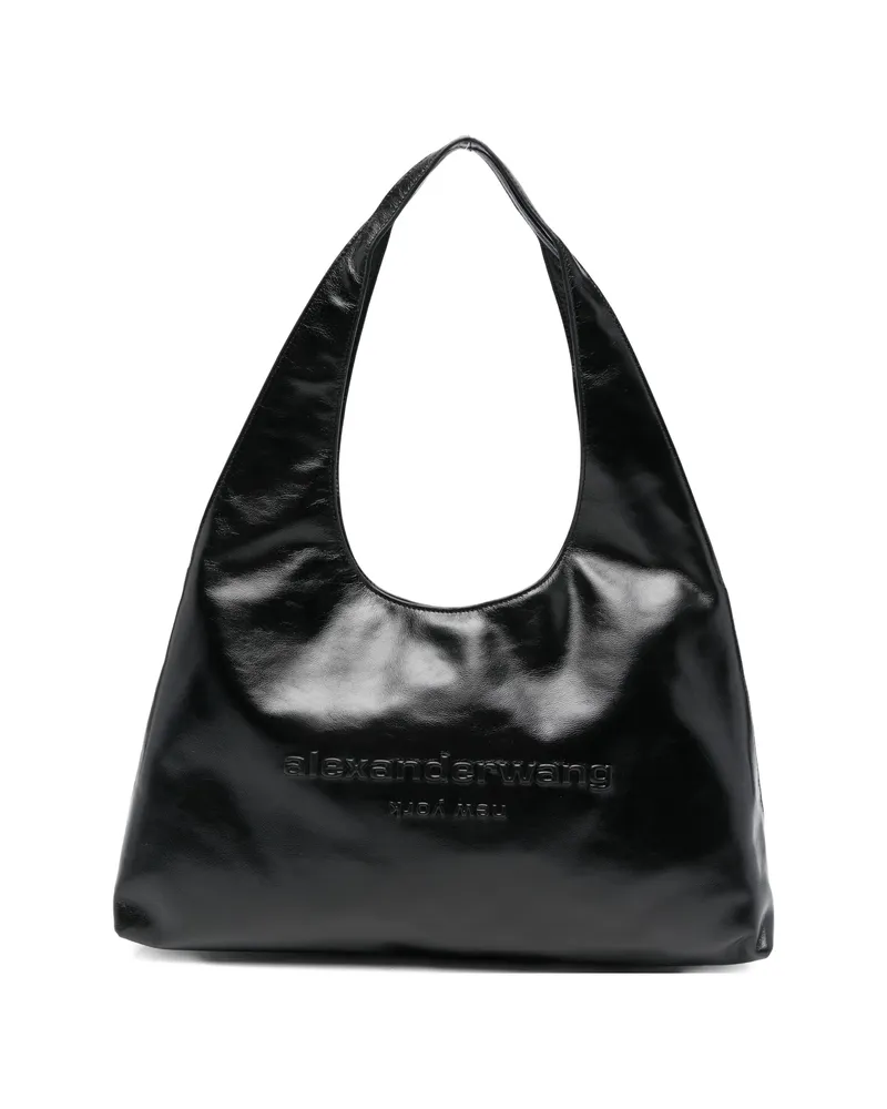 Alexander Wang Logo-embossed Shoulder Bag Black
