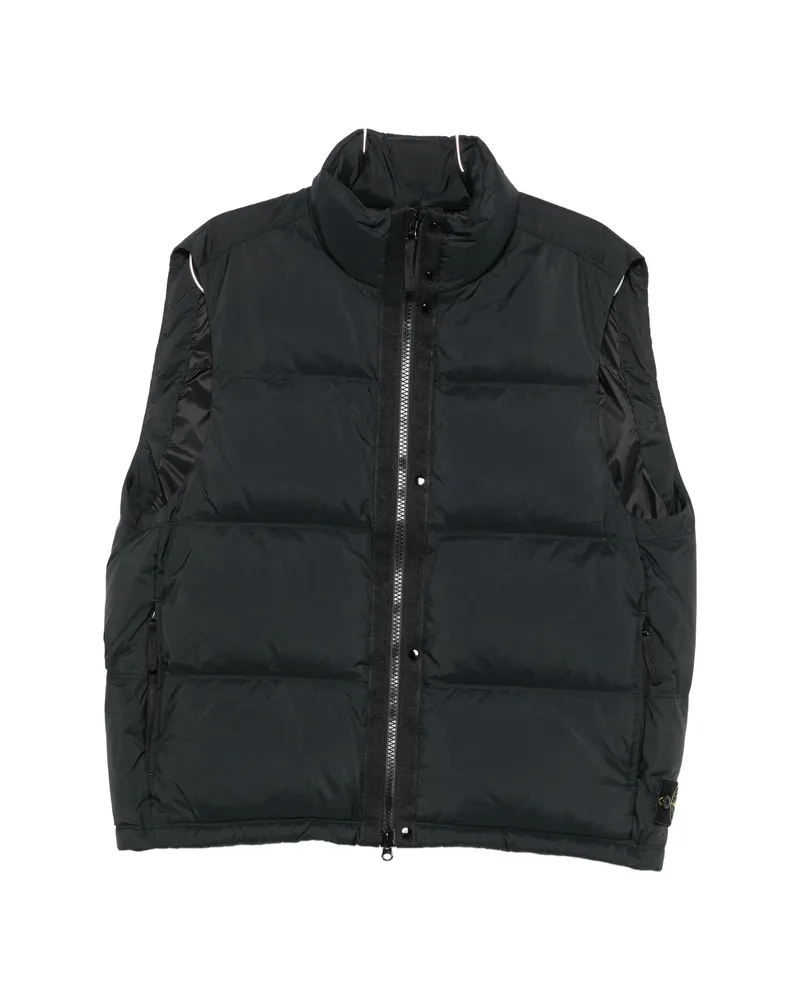 Stone Island Padded Logo-patch Gilet Black