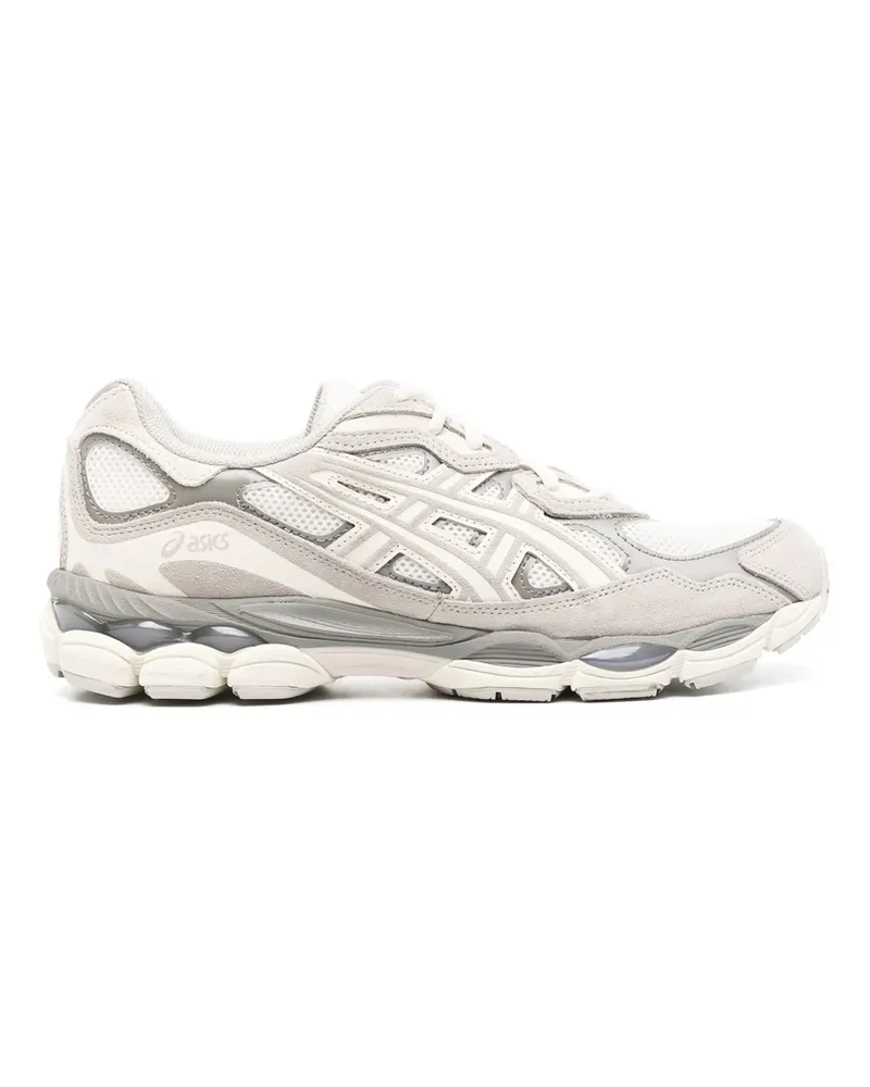 Asics Panelled Leather Sneakers Neutrals