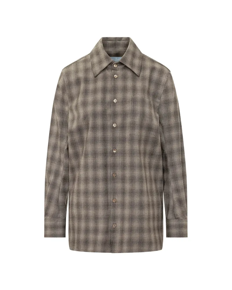 Seafarer Tara Checked Shirt Brown