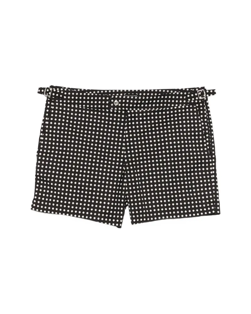 Tom Ford Polka-dot Swim Shorts Black