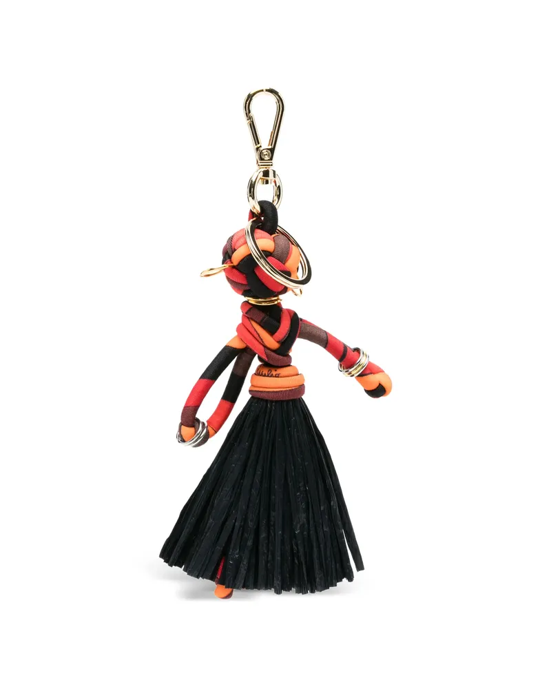 Emilio Pucci Doll-motif Bag Charm Black