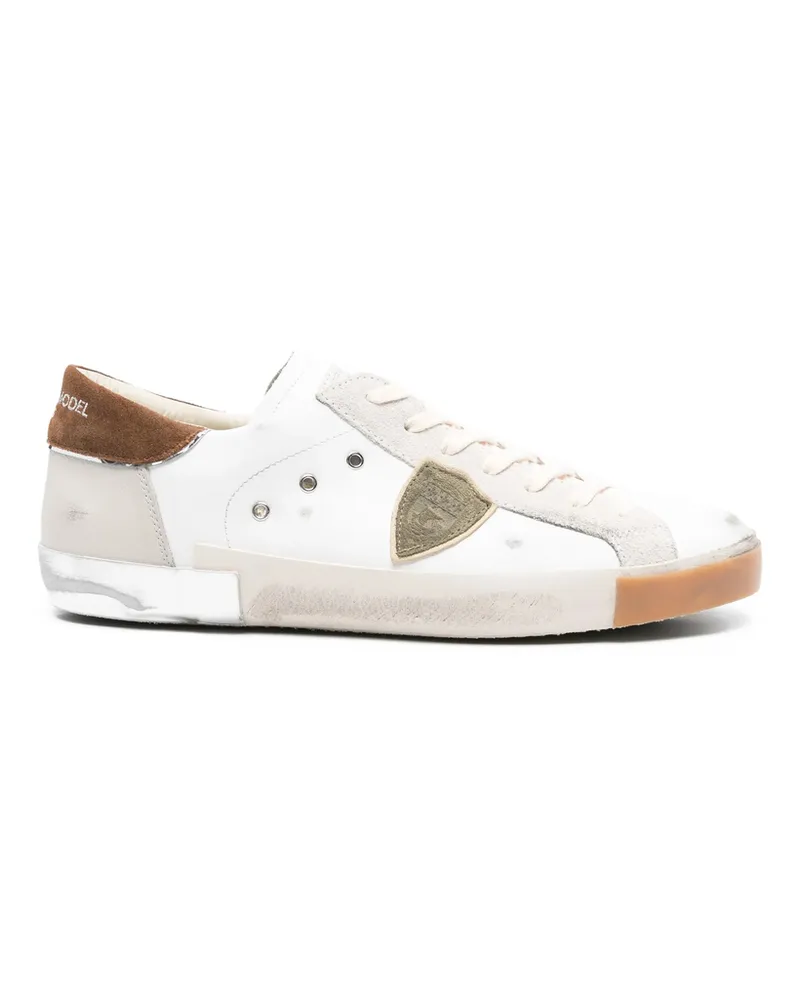 Philippe Model Suede Sneakers White
