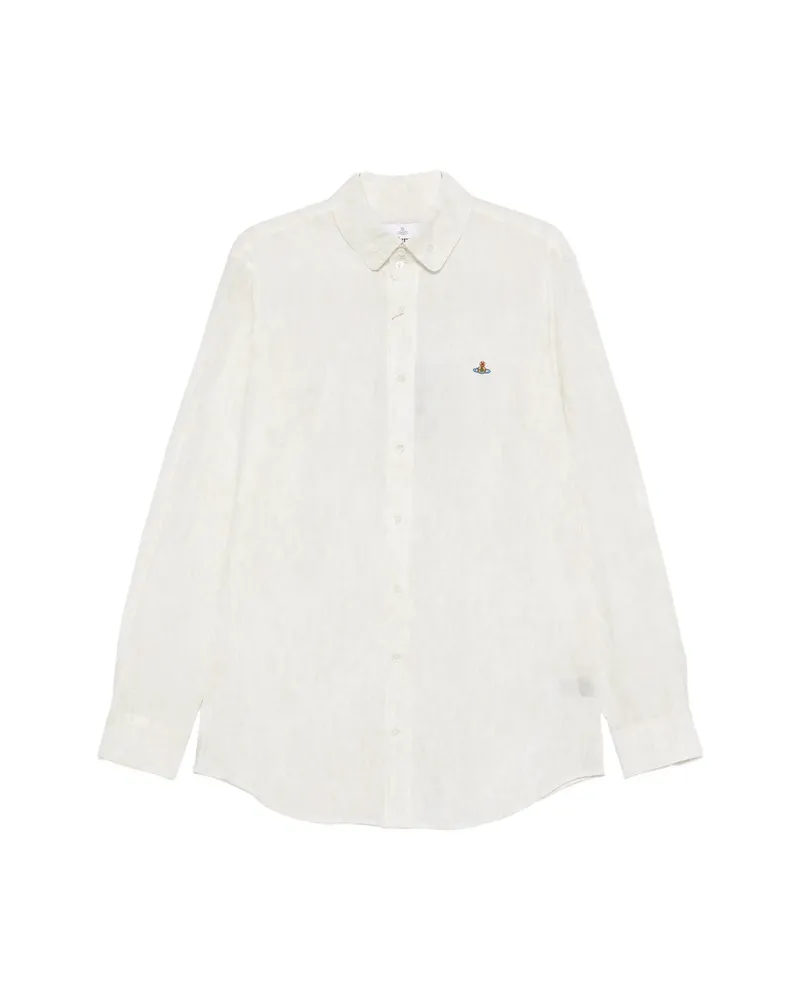 Vivienne Westwood Orb-detail Button-fastening Shirt White