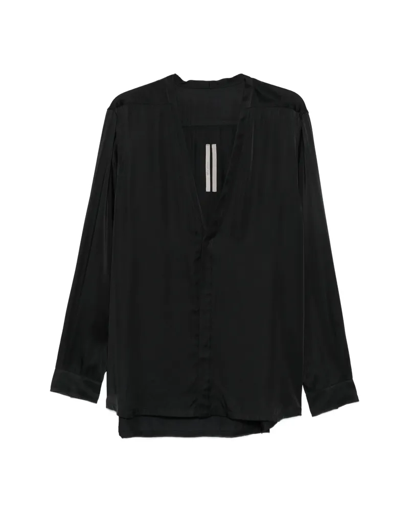 Rick Owens Larry V-neck Blouse Black