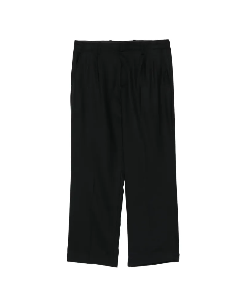 Our Legacy Pleated Borrowed Trousers Black