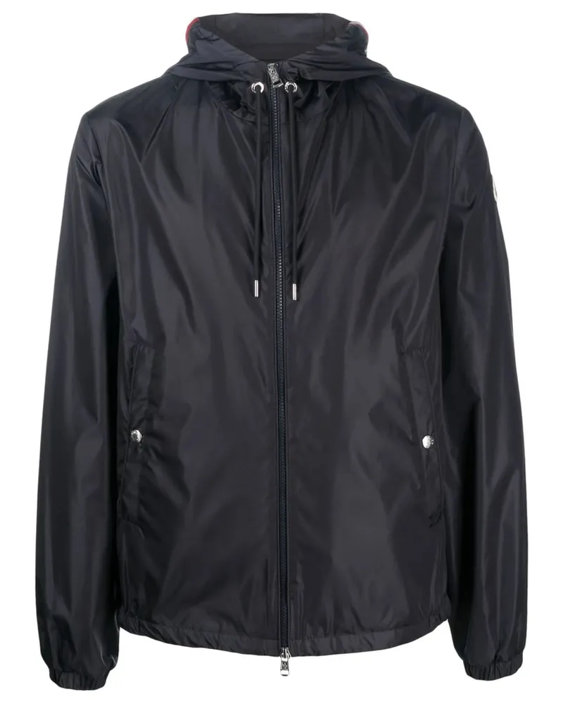 Moncler Grimpeurs Lightweight Hooded Jacket Blue