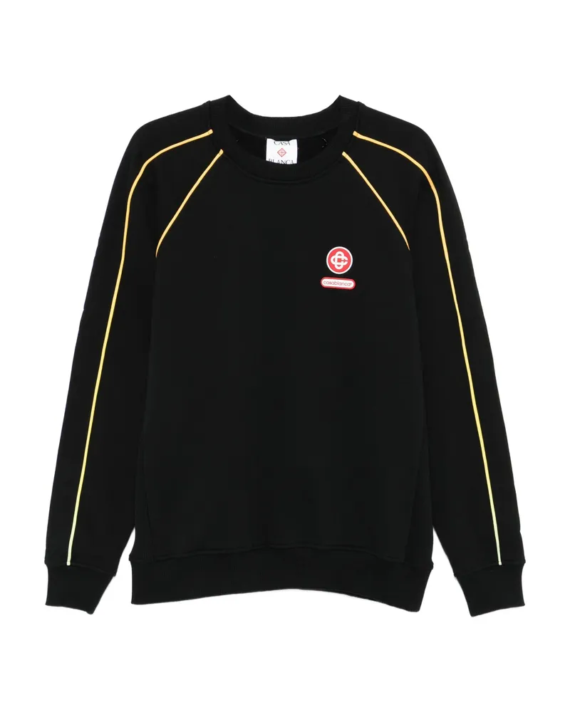 Casablanca Paris Logo-appliqué Sweatshirt Black