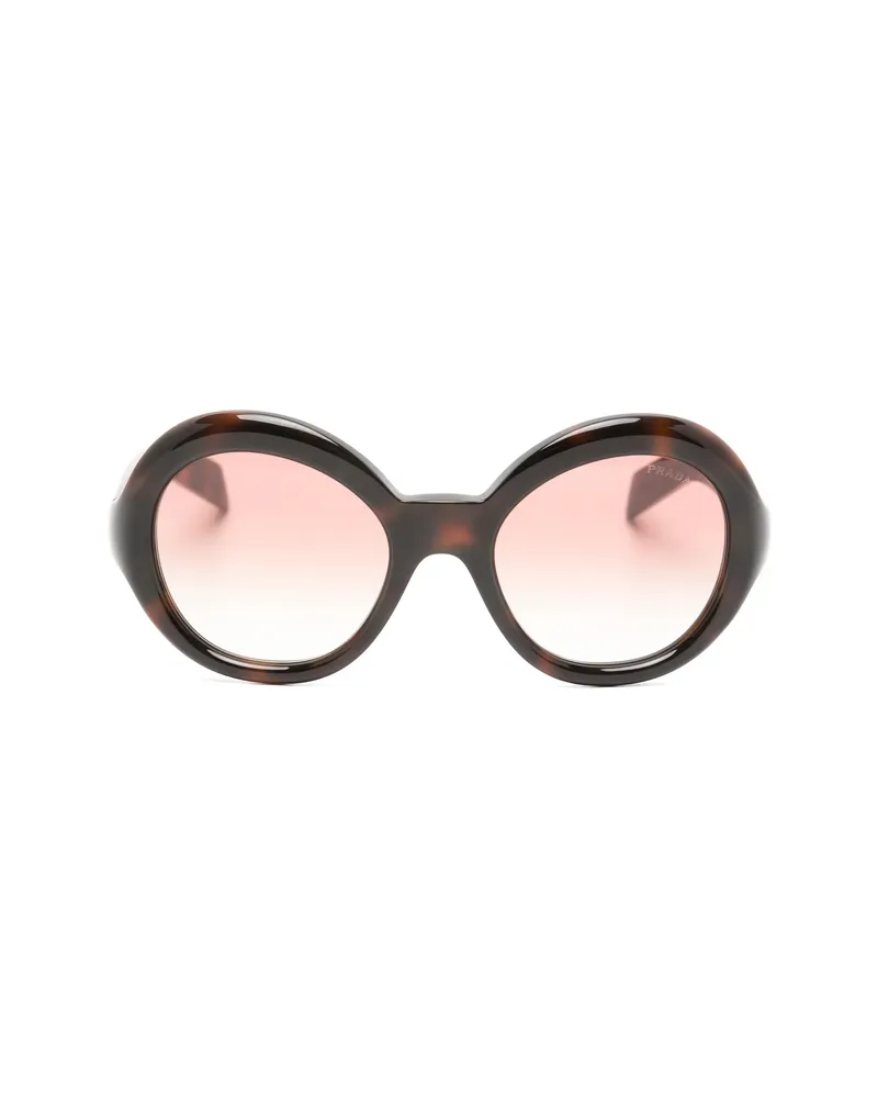 Prada Round-frame Sunglasses Brown