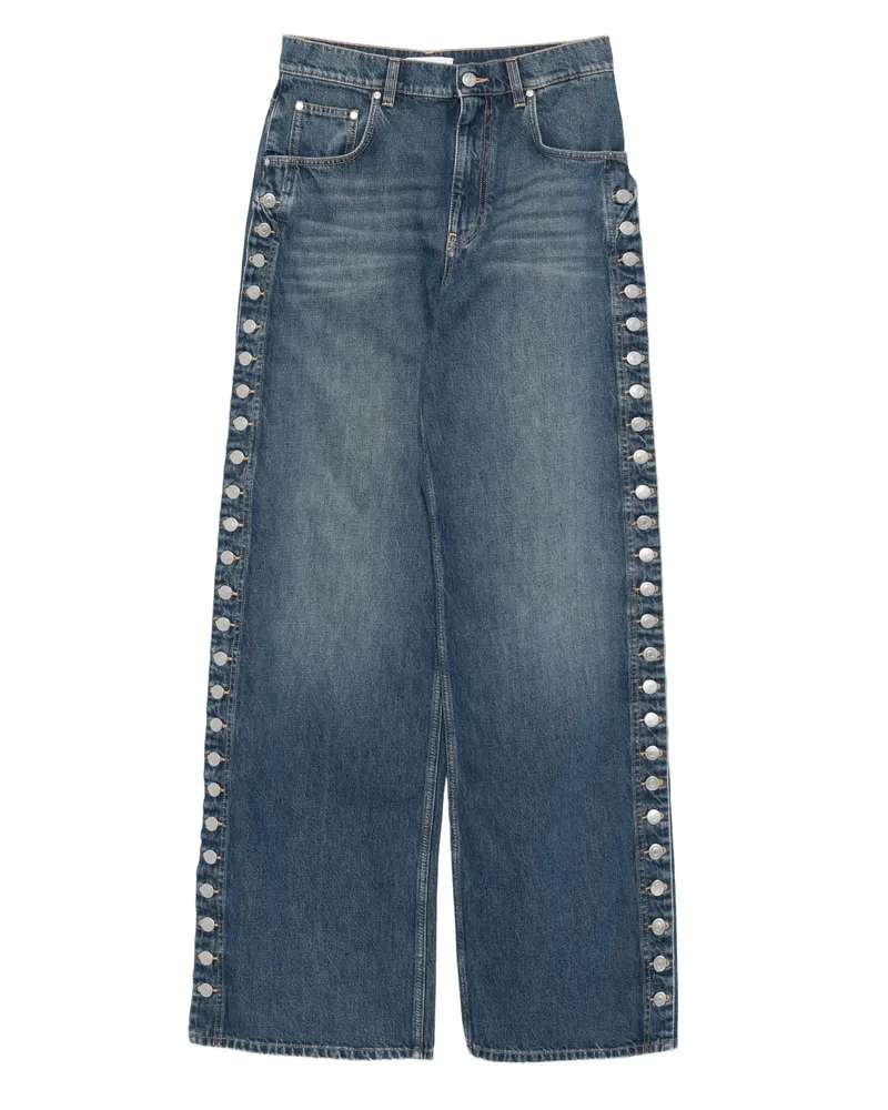 Stella McCartney Button-detailed Jeans Blue