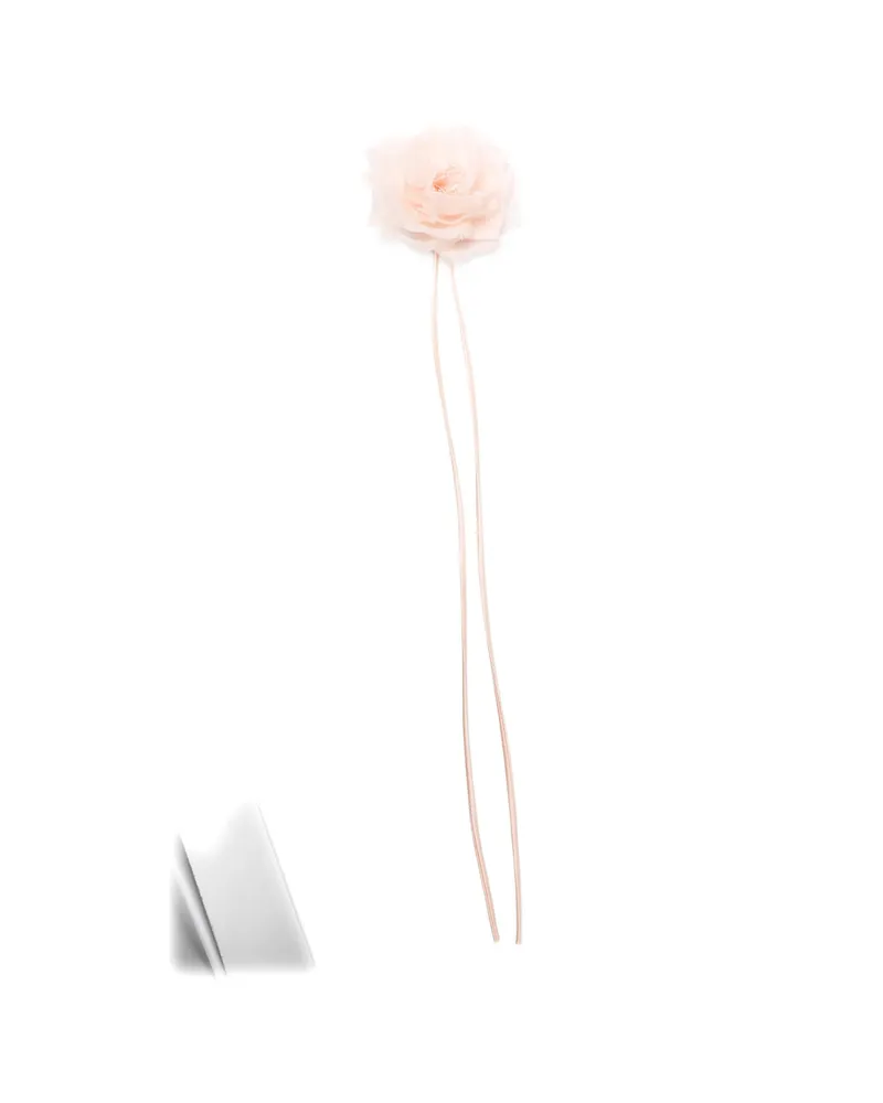 Max Mara Mxario Floral-appliqué Brooch Pink