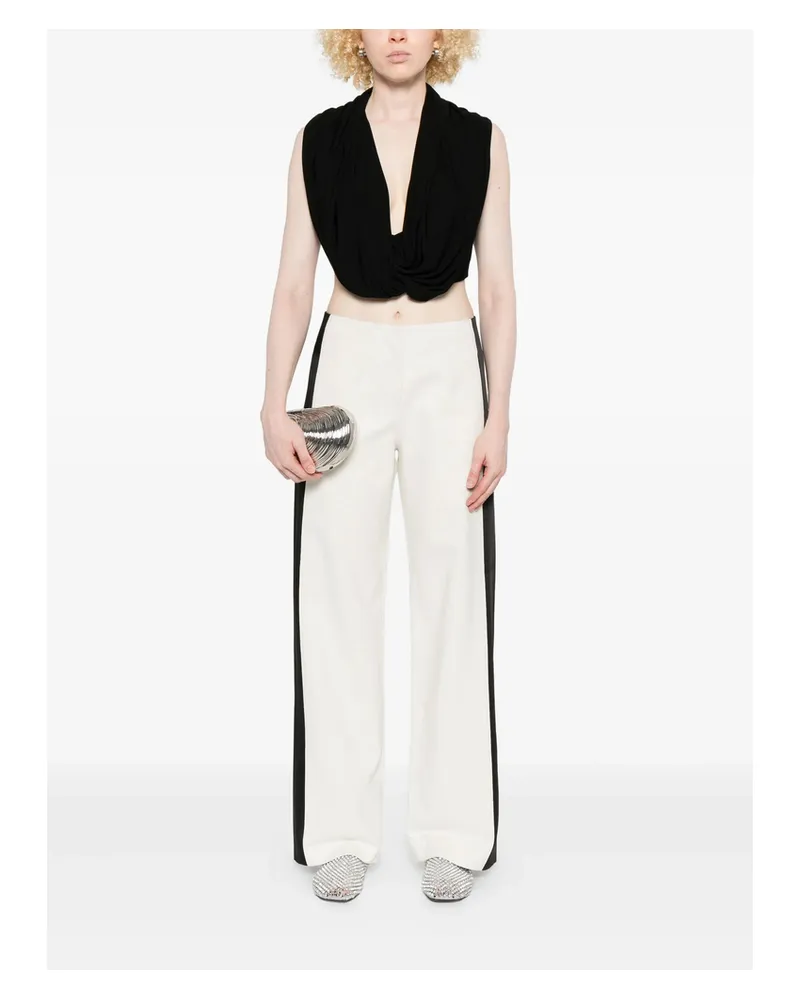 Christopher Esber Side-stripe Trousers White