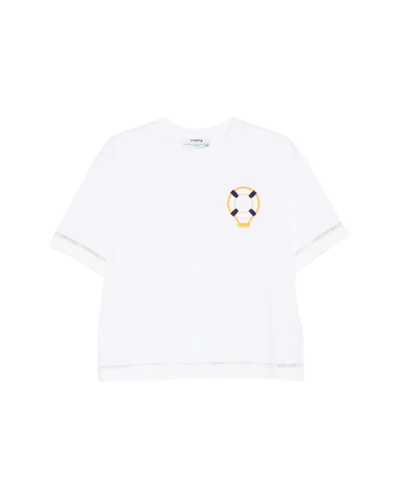 Vivetta Embroidery T-shirt White