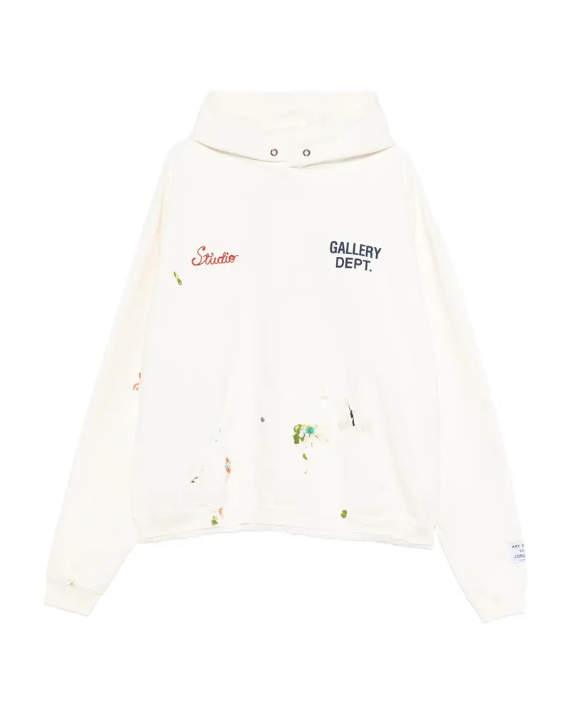 GALLERY DEPT. Graphic Hooded Sweatshirt White