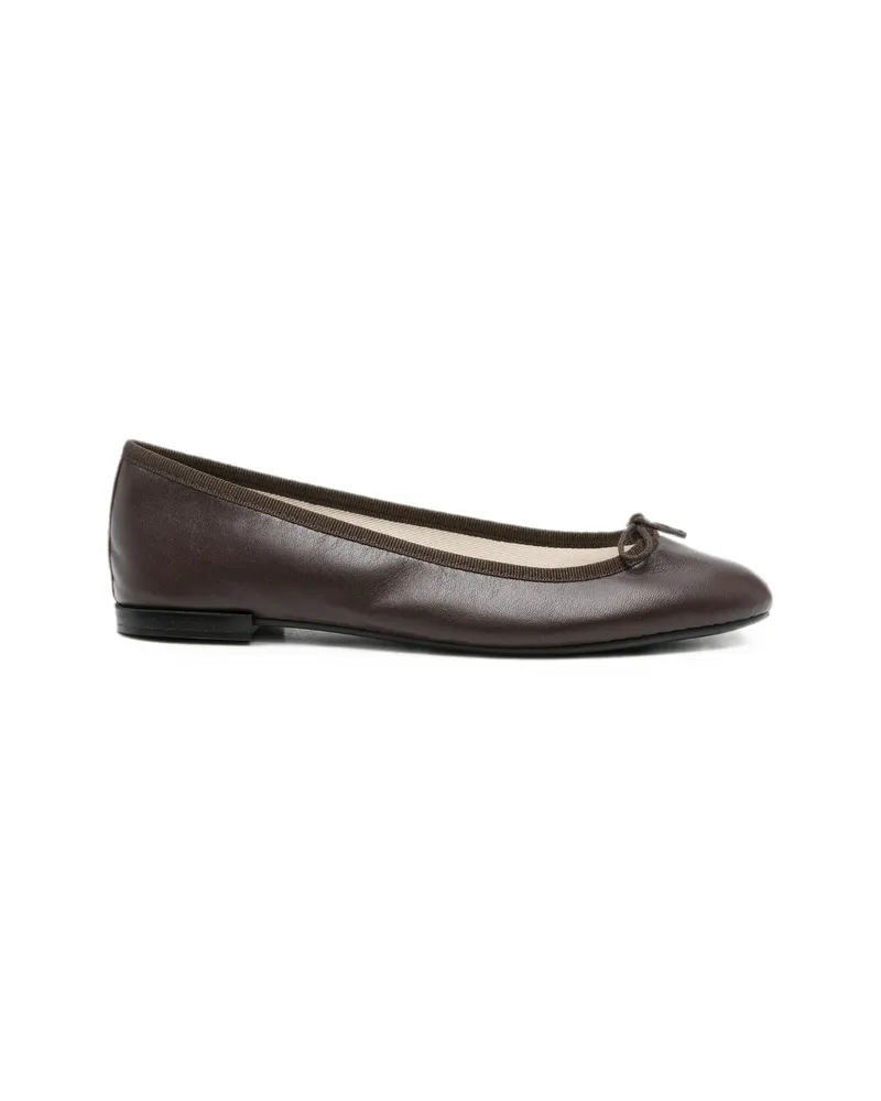 Repetto Bow-detail Ballet Flats Brown